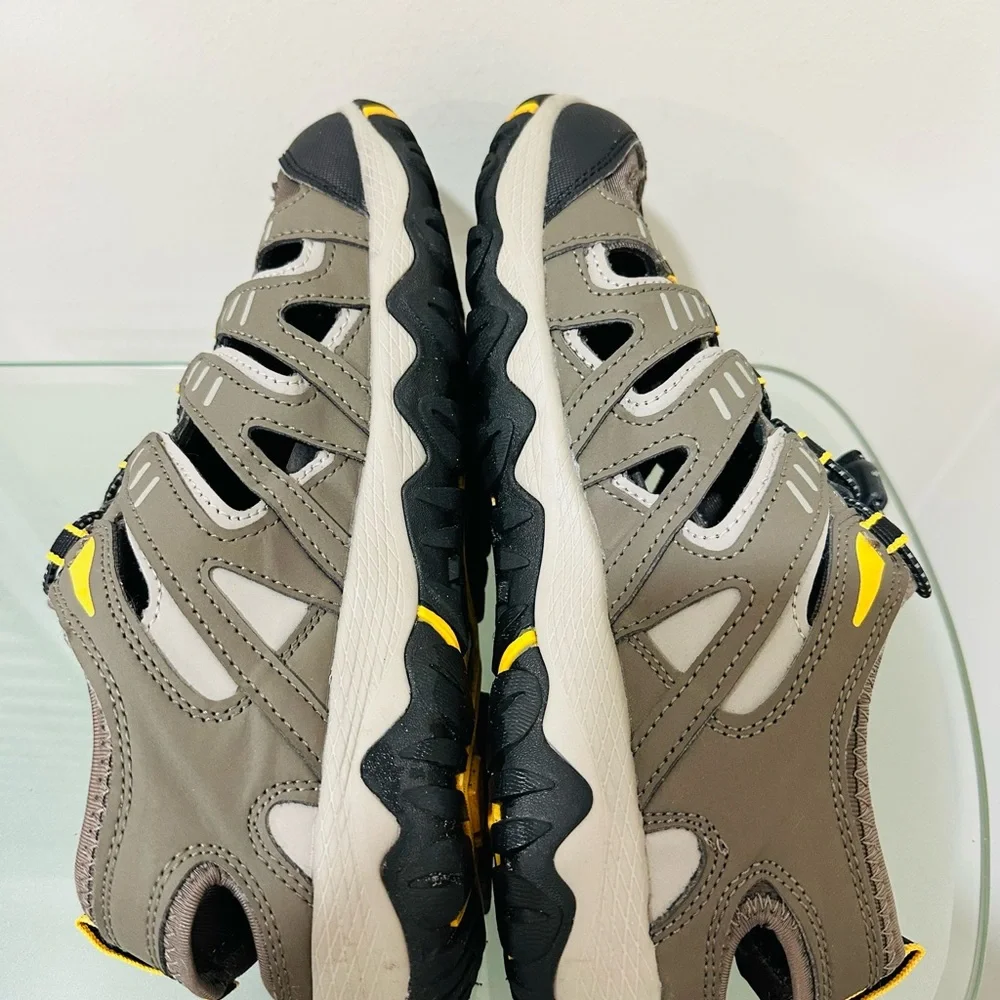 Eddie Bauer Mens‎ Grey Athletic Outdoor Drawstring Water Shoes Size 9M